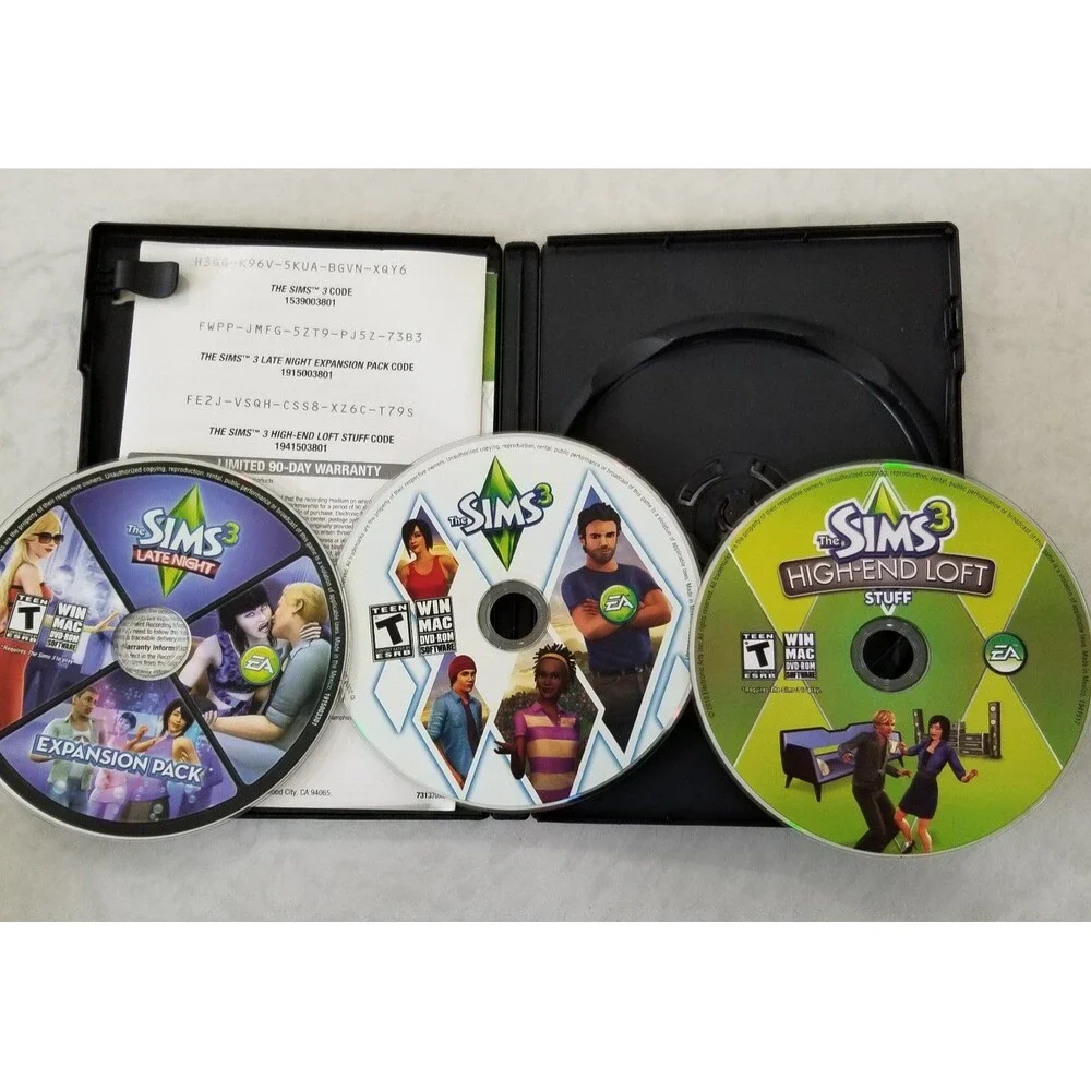 Sims 3 Starter dvd games 3 pack - 3 games in 1